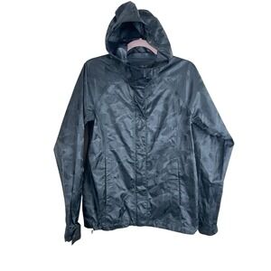 The North Face Jacket Women M Venture Back Camo Dryvent Rain Jacket Lightweight